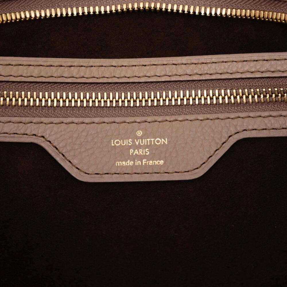 LOUIS VUITTON Authentic Brown Monogram Leather Shoulder Bag - Picture 5 of 6